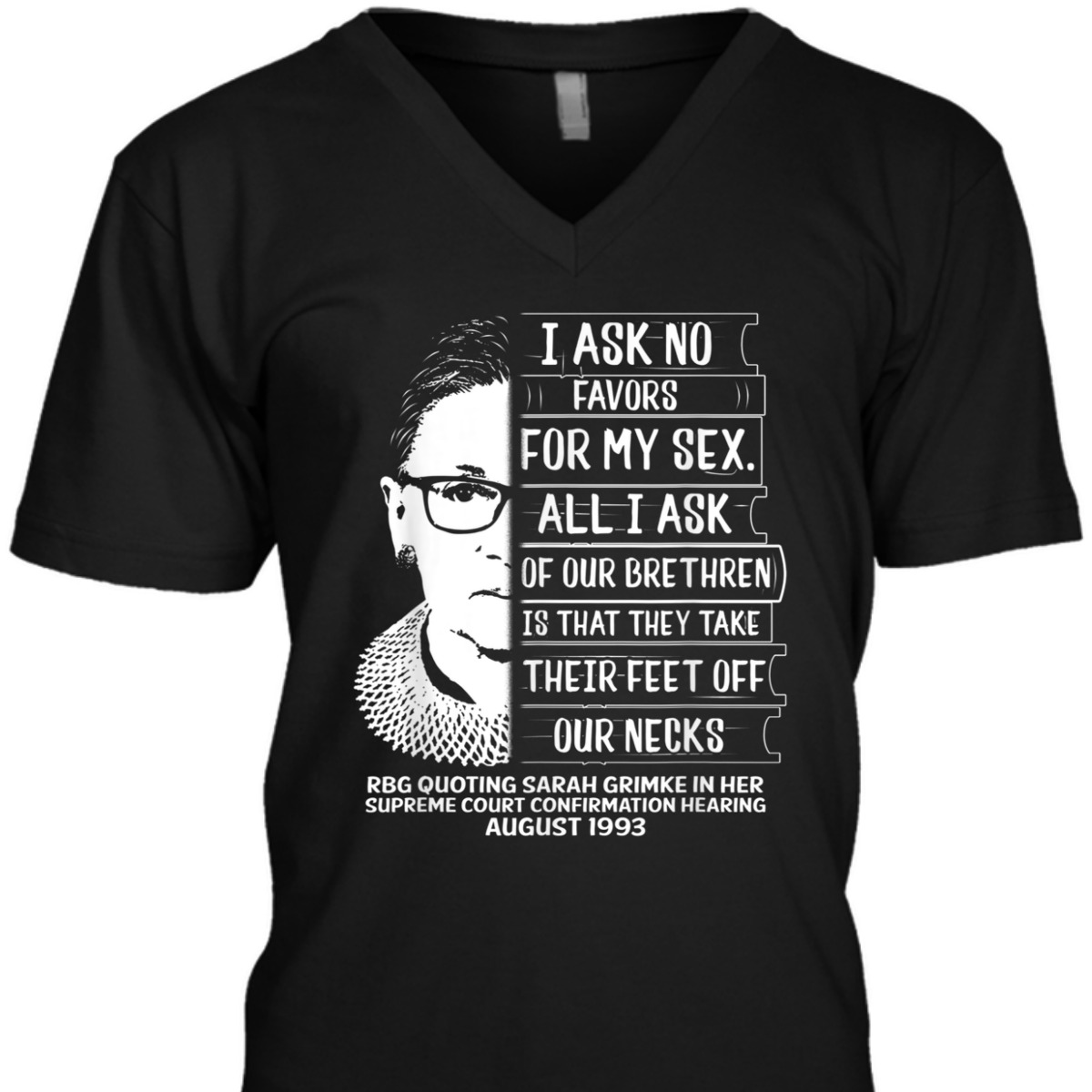 I Ask No Favor For My Sex Feminist Women Rights T-Shirt