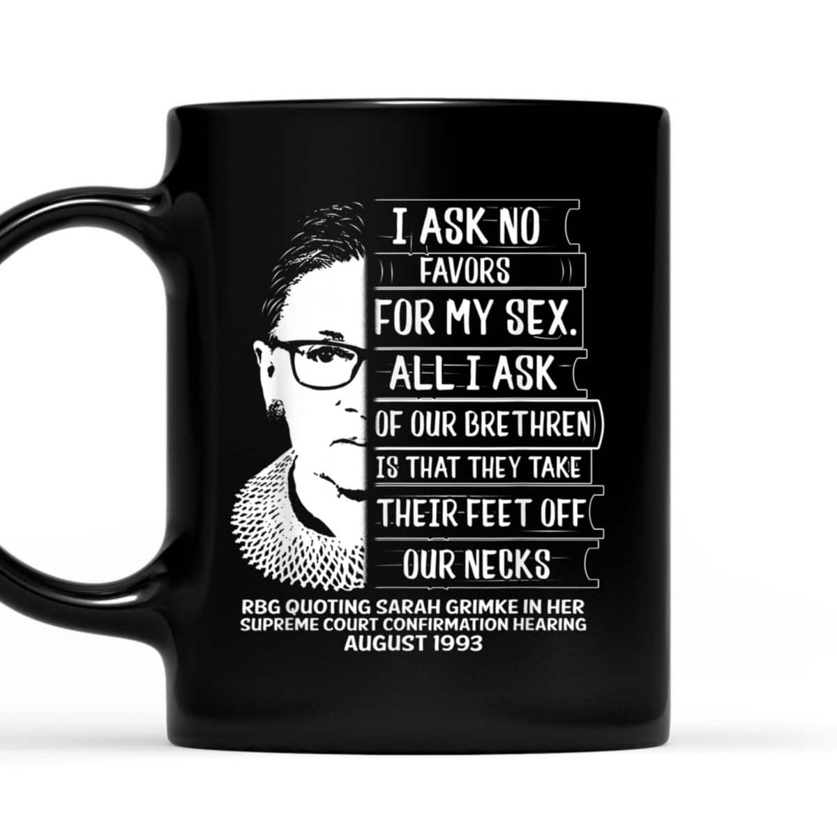 I Ask No Favor For My Sex Feminist Women Rights T-Shirt