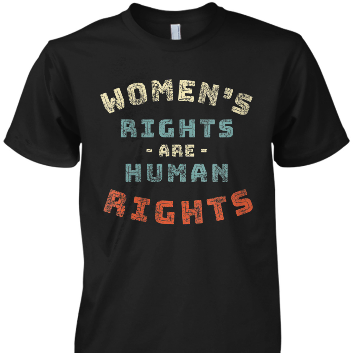 Womens Rights Are Human Rights Feminist - Protest T-Shirt Womens Rights Are Human Rights Feminist - Protest T-Shirt