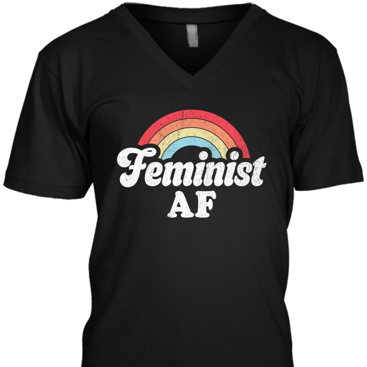Feminist AF Retro Vintage 60s 70s Style Women Feminism Gifts T-Shirt Feminist AF Retro Vintage 60s 70s Style Women Feminism Gifts T-Shirt