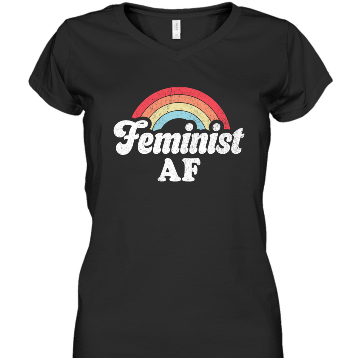 Feminist AF Retro Vintage 60s 70s Style Women Feminism Gifts T-Shirt Feminist AF Retro Vintage 60s 70s Style Women Feminism Gifts T-Shirt