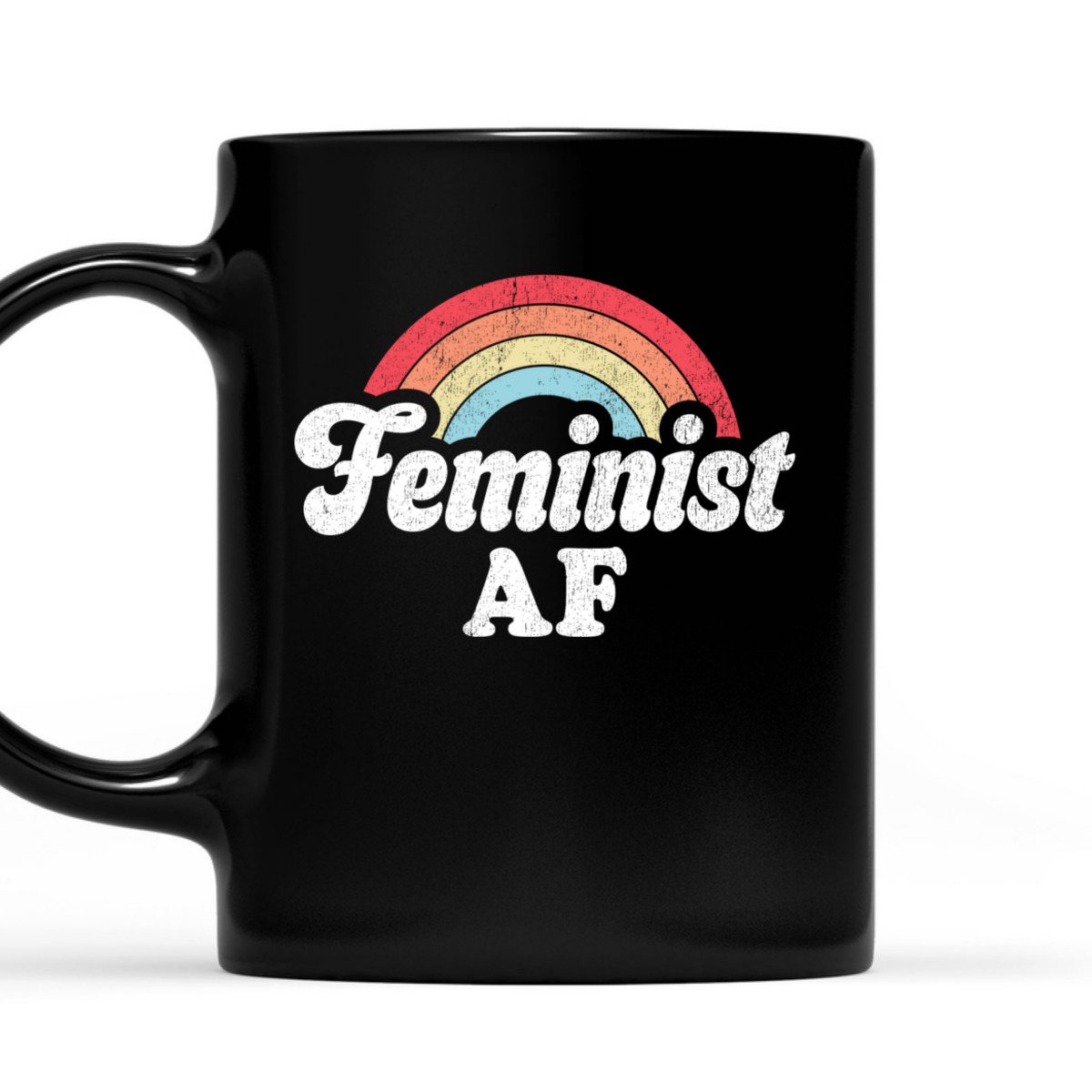 Feminist AF Retro Vintage 60s 70s Style Women Feminism Gifts T-Shirt