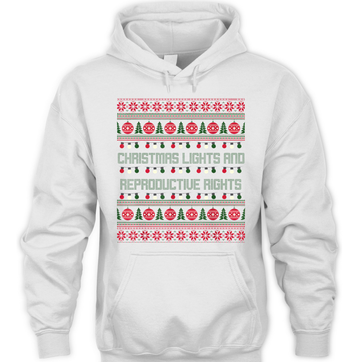 Christmas Lights And Reproductive Rights Feminist Pro-Choice T-Shirt Christmas Lights And Reproductive Rights Feminist Pro-Choice T-Shirt