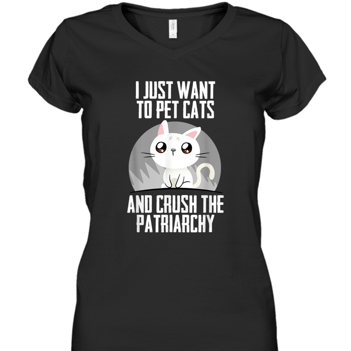 Feminist Patriarchy Cat Parent For Feminism Empowered Female T-Shirt Feminist Patriarchy Cat Parent For Feminism Empowered Female T-Shirt