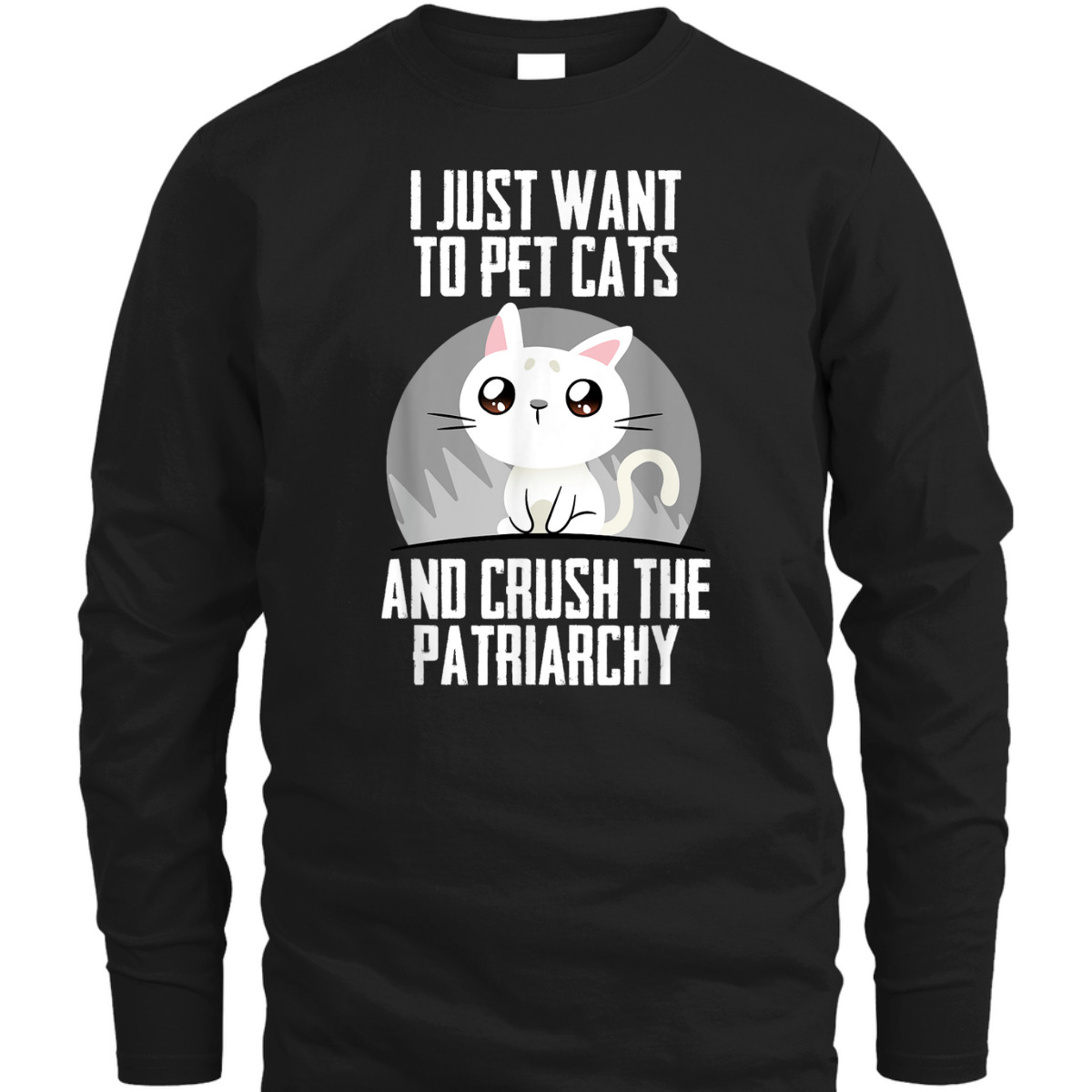 Feminist Patriarchy Cat Parent For Feminism Empowered Female T-Shirt Feminist Patriarchy Cat Parent For Feminism Empowered Female T-Shirt