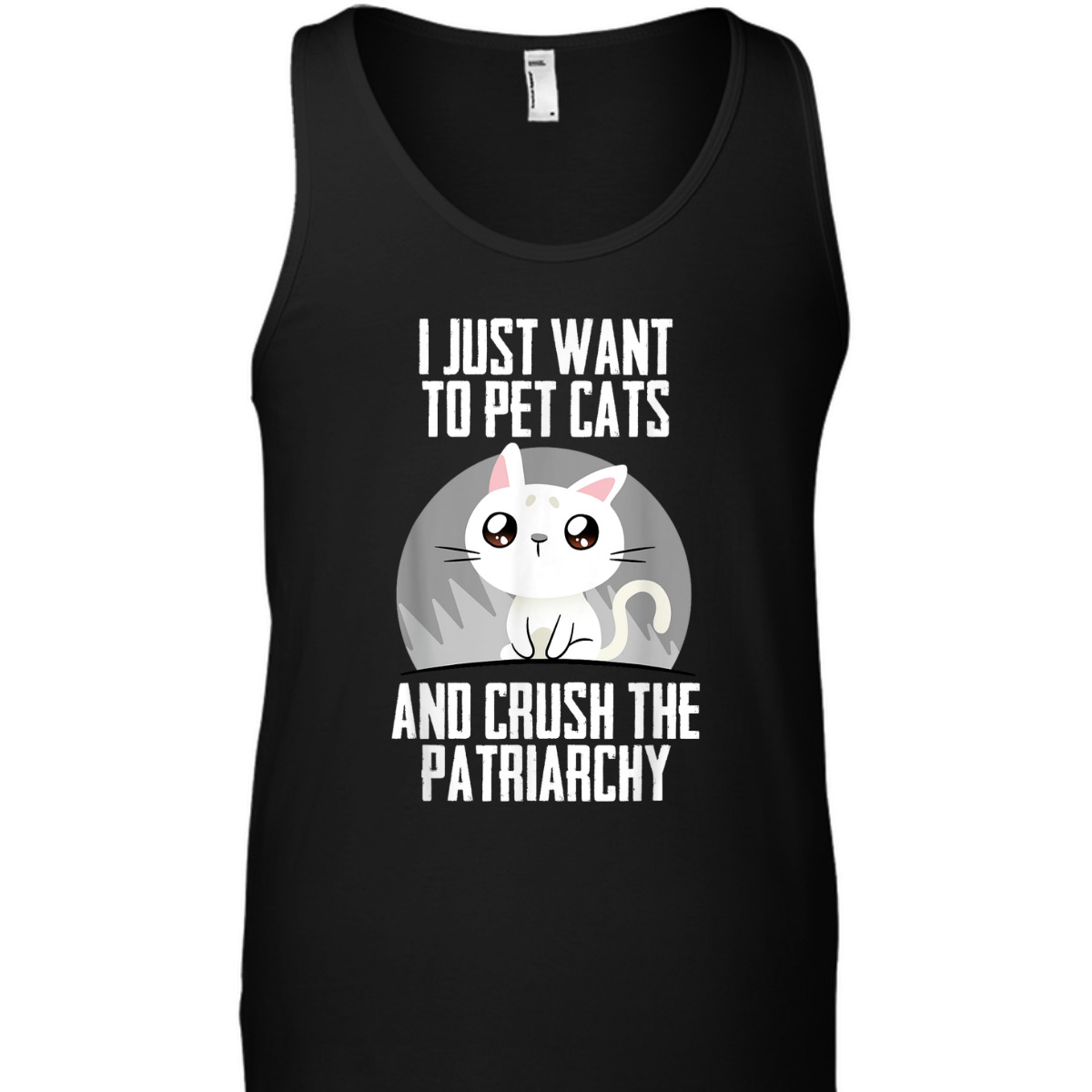 Feminist Patriarchy Cat Parent For Feminism Empowered Female T-Shirt
