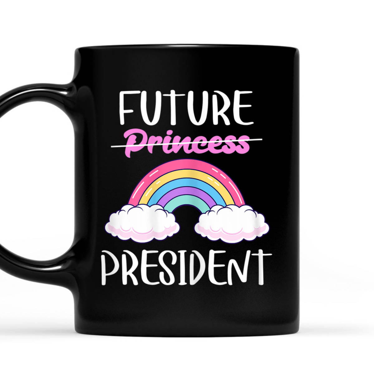 Future President Girls Feminist Rainbow T-Shirt Future President Girls Feminist Rainbow T-Shirt