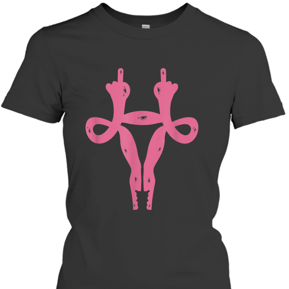 Uterus Middle Fingers Funny Pro-Choice & Feminist T-Shirt Uterus Middle Fingers Funny Pro-Choice & Feminist T-Shirt