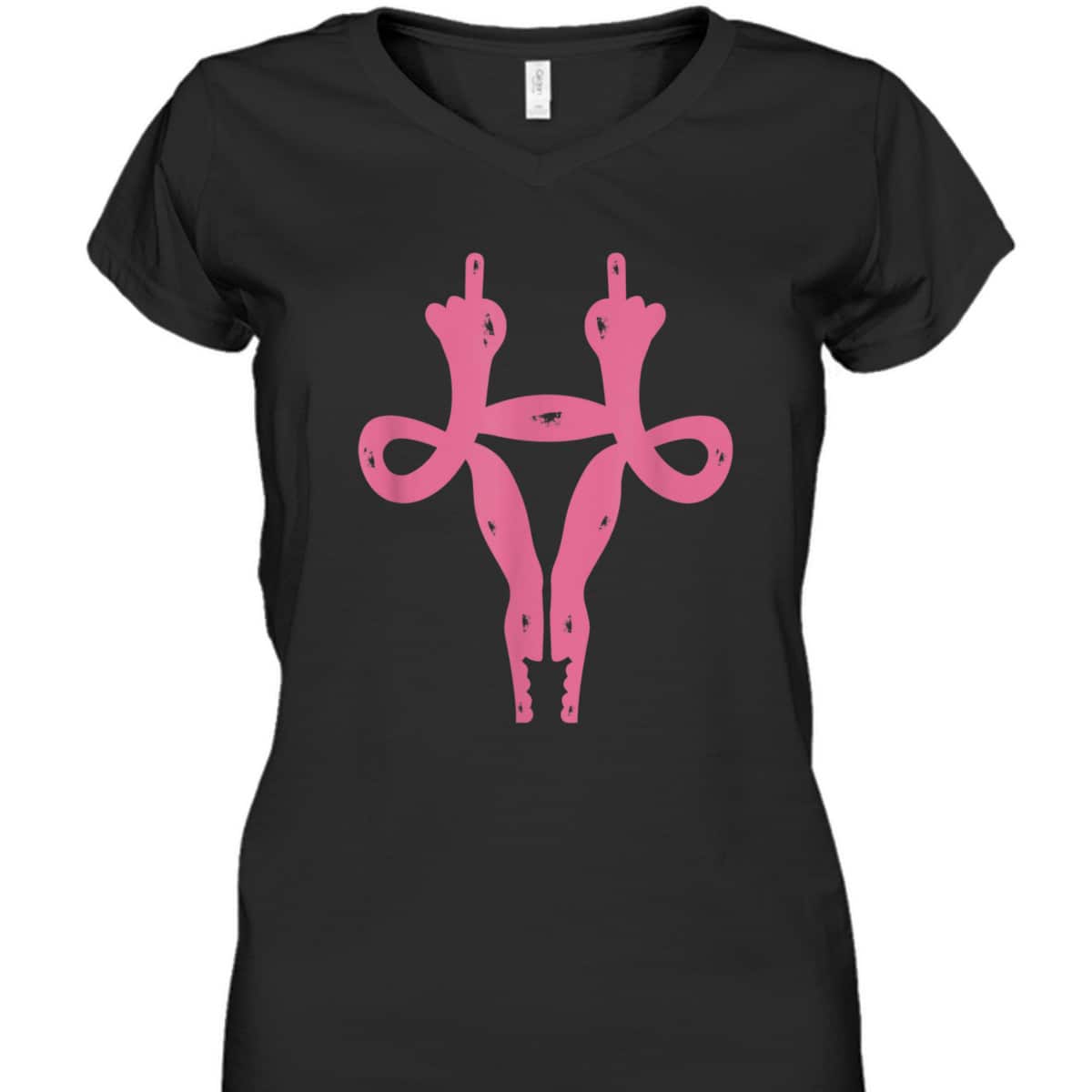 Uterus Middle Fingers Funny Pro-Choice & Feminist T-Shirt Uterus Middle Fingers Funny Pro-Choice & Feminist T-Shirt
