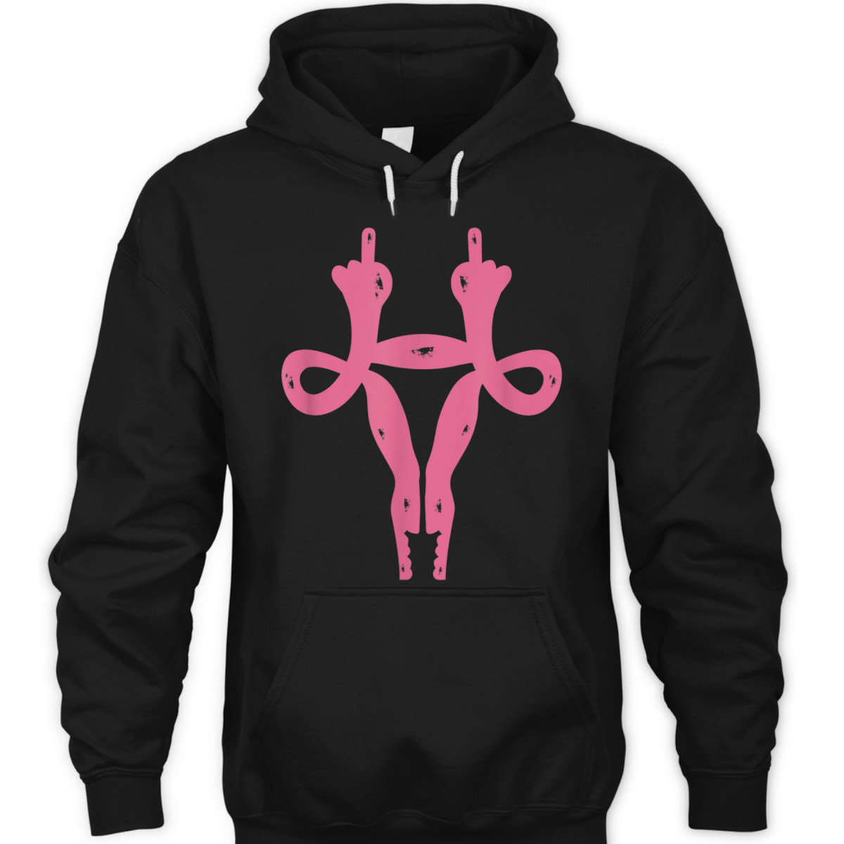 Uterus Middle Fingers Funny Pro-Choice & Feminist T-Shirt Uterus Middle Fingers Funny Pro-Choice & Feminist T-Shirt