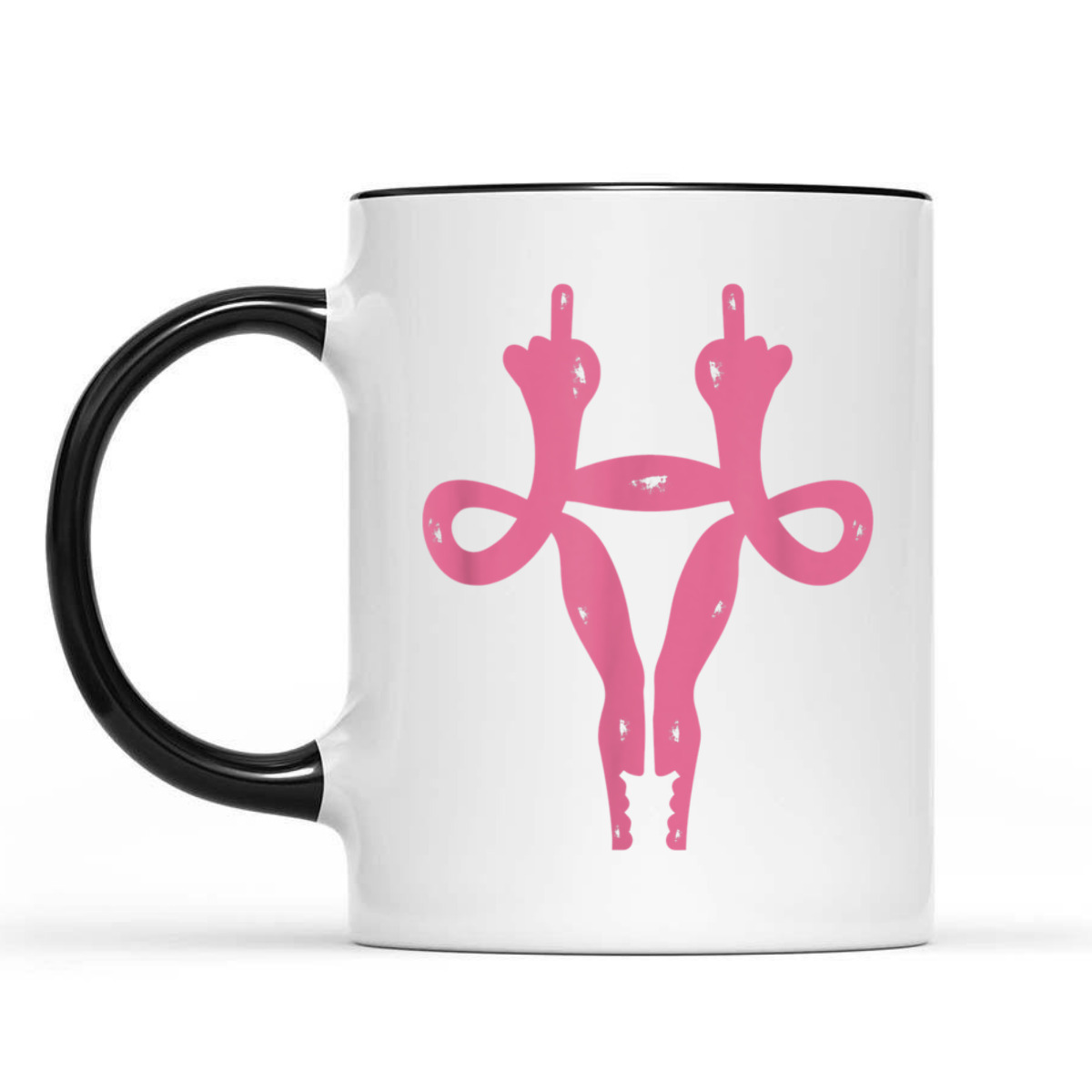 Uterus Middle Fingers Funny Pro-Choice & Feminist T-Shirt Uterus Middle Fingers Funny Pro-Choice & Feminist T-Shirt