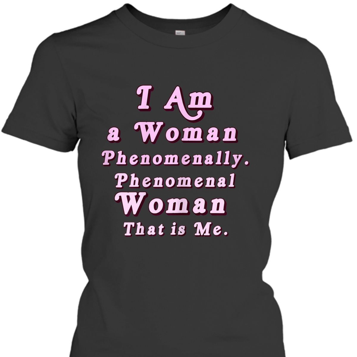 Womens Beautiful Woman - Woman First Feminist T-Shirt