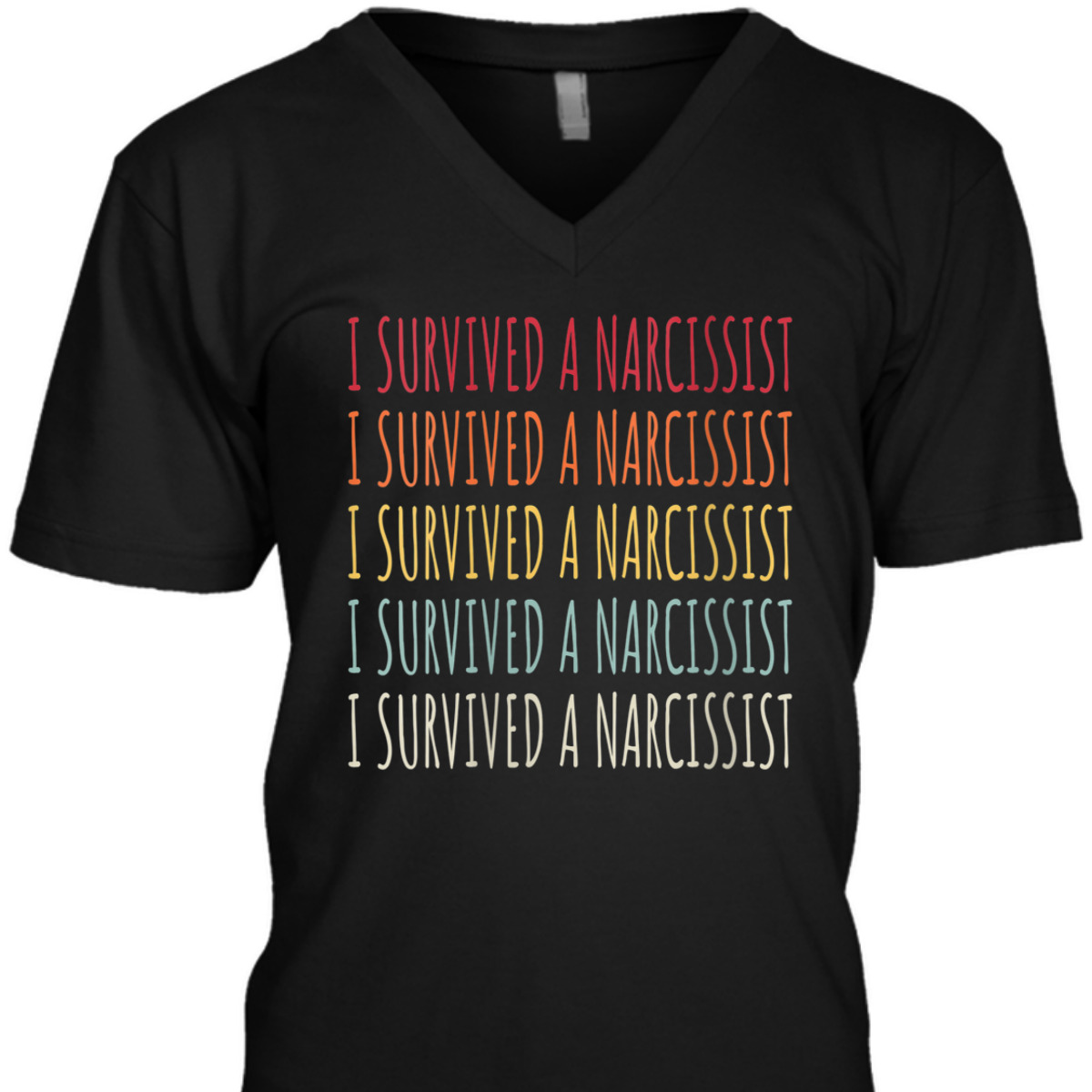 Womens I Survived A Narcissist Feminist Divorce T-Shirt