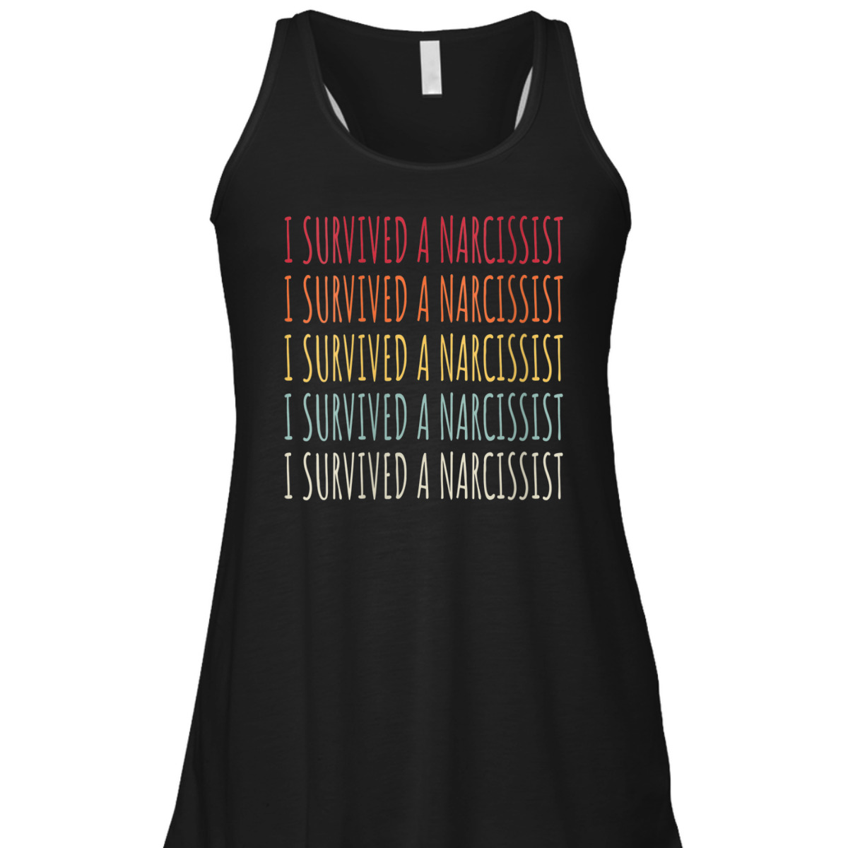 Womens I Survived A Narcissist Feminist Divorce T-Shirt