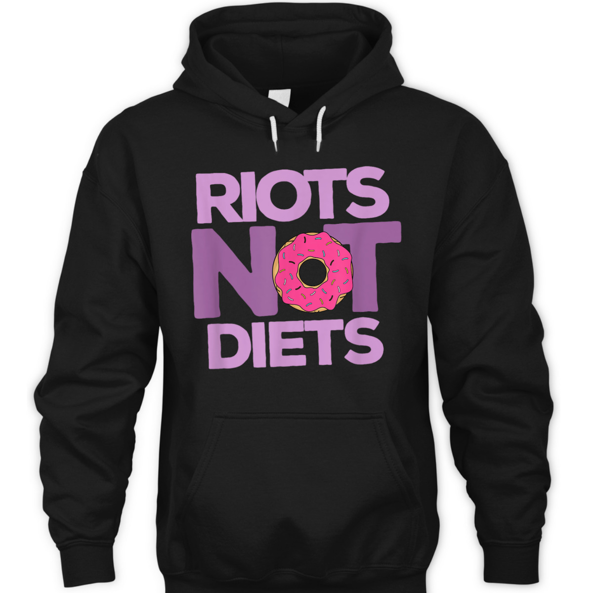 Riots Not Diets Donut Lover Funny Intersectional Feminist T-Shirt