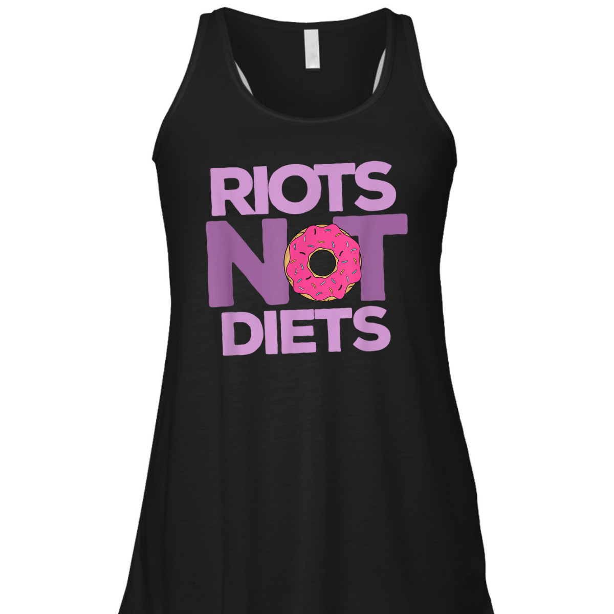 Riots Not Diets Donut Lover Funny Intersectional Feminist T-Shirt