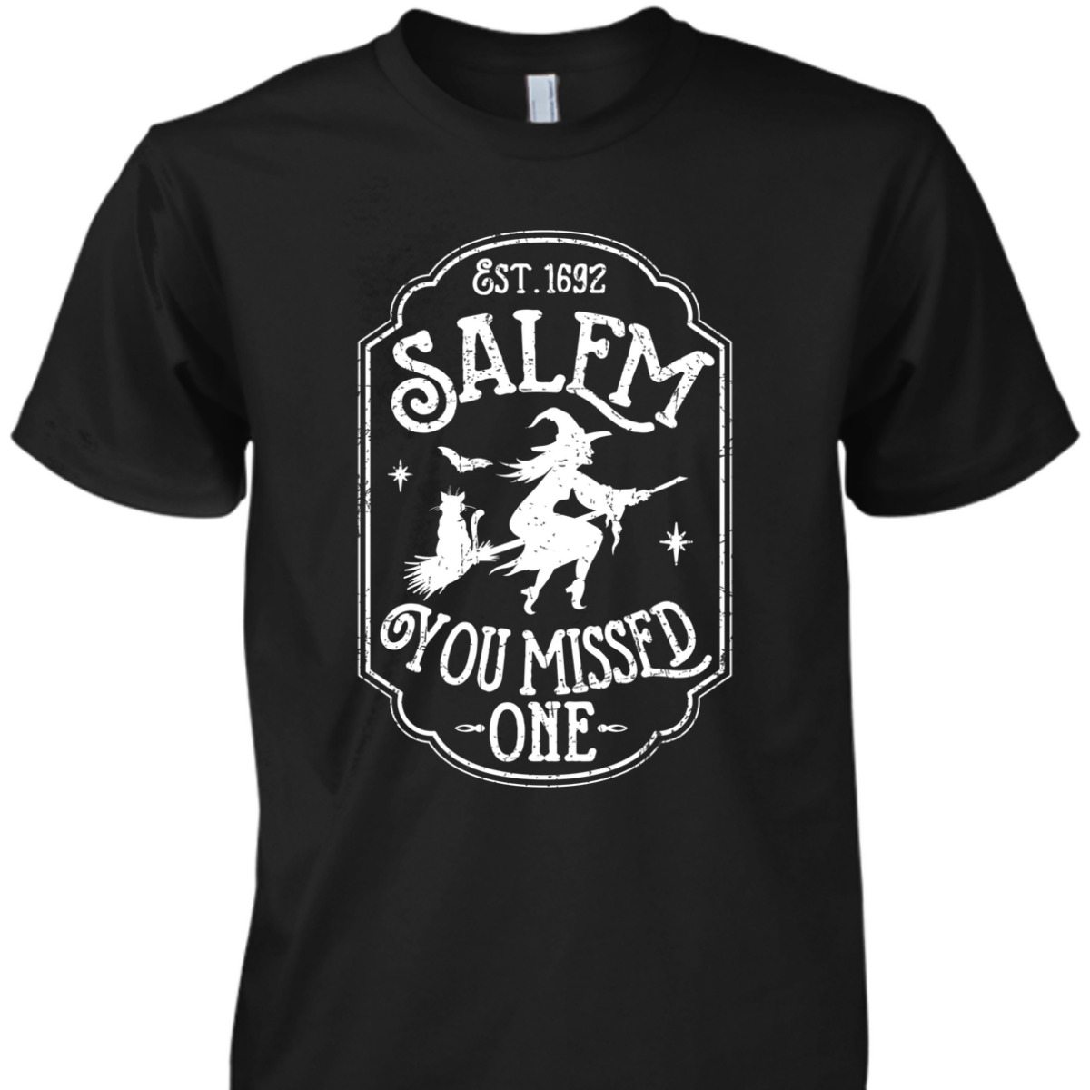 Salem You Missed One Halloween Feminist Salem Witch Trials T-Shirt Salem You Missed One Halloween Feminist Salem Witch Trials T-Shirt