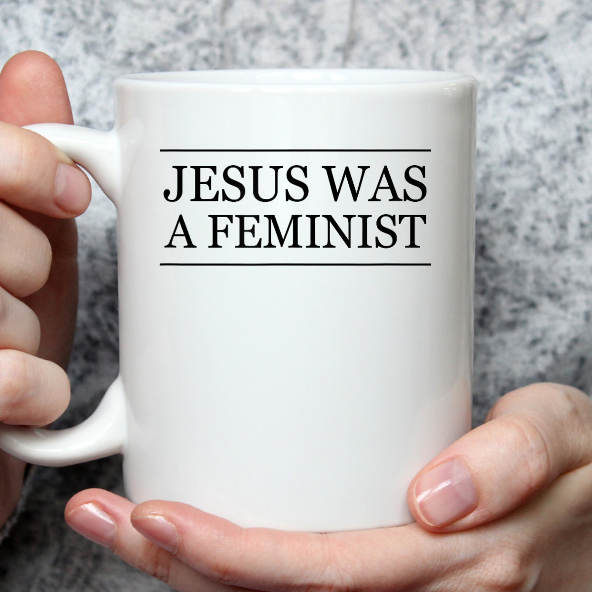 Top That Says - JESUS Was A FEMINIST Christian Feminism - T-Shirt Top That Says - JESUS Was A FEMINIST Christian Feminism - T-Shirt