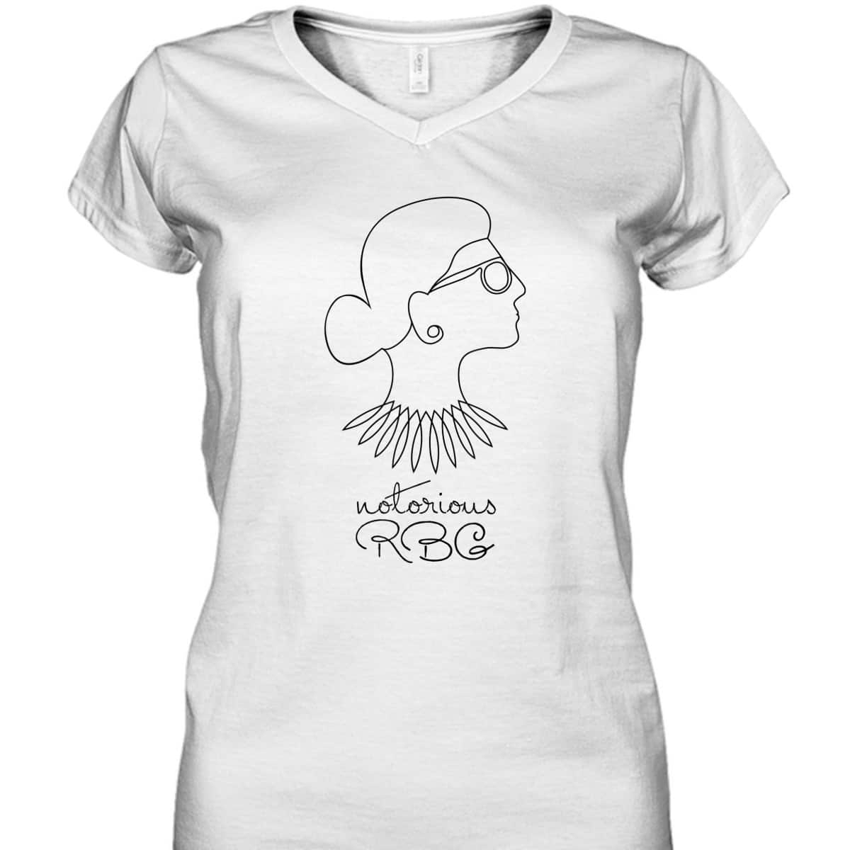Feminist Notorious RBG Art T-Shirt Feminist Notorious RBG Art T-Shirt