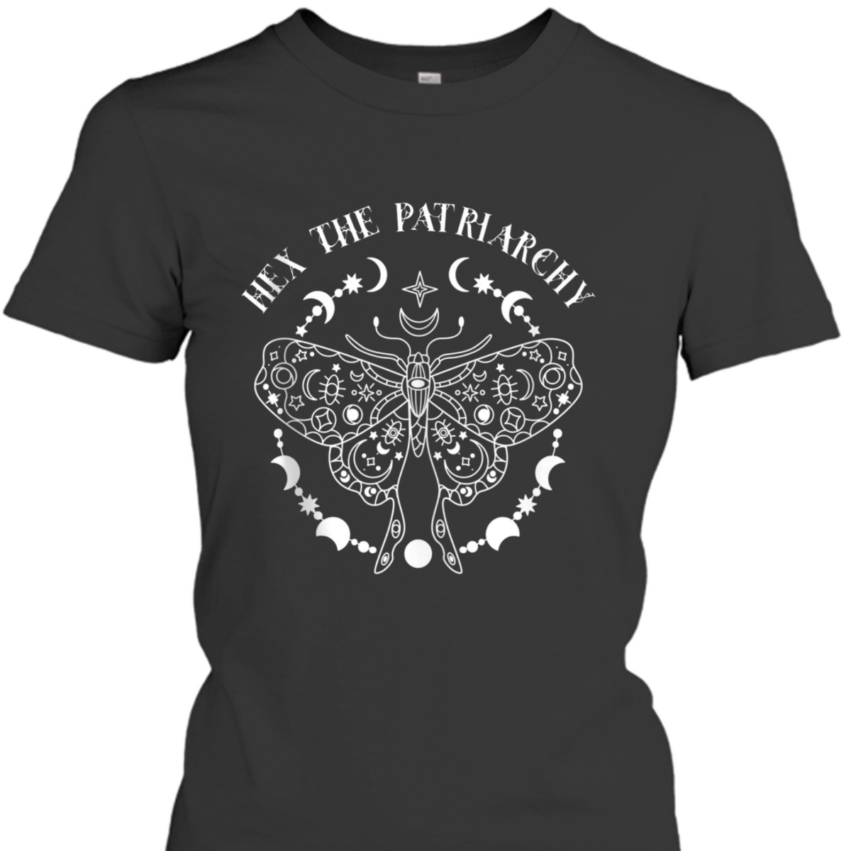 Feminist Witch, Hex The Patriarchy Funny Graphic Feminism T-Shirt