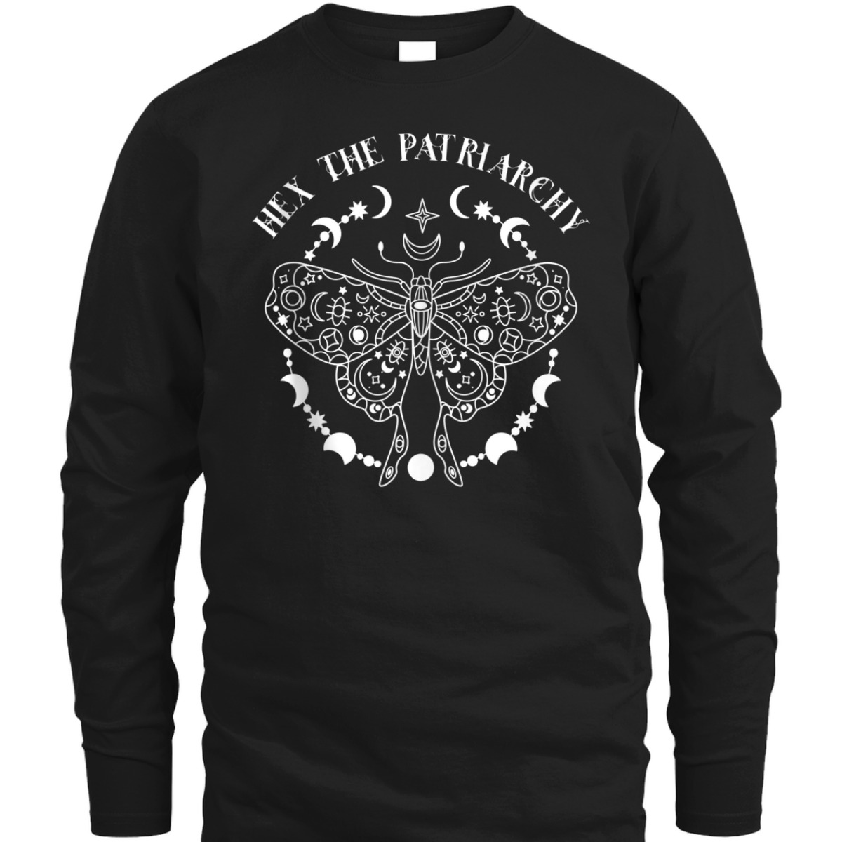 Feminist Witch, Hex The Patriarchy Funny Graphic Feminism T-Shirt