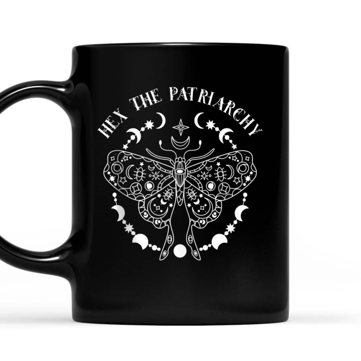 Feminist Witch, Hex The Patriarchy Funny Graphic Feminism T-Shirt