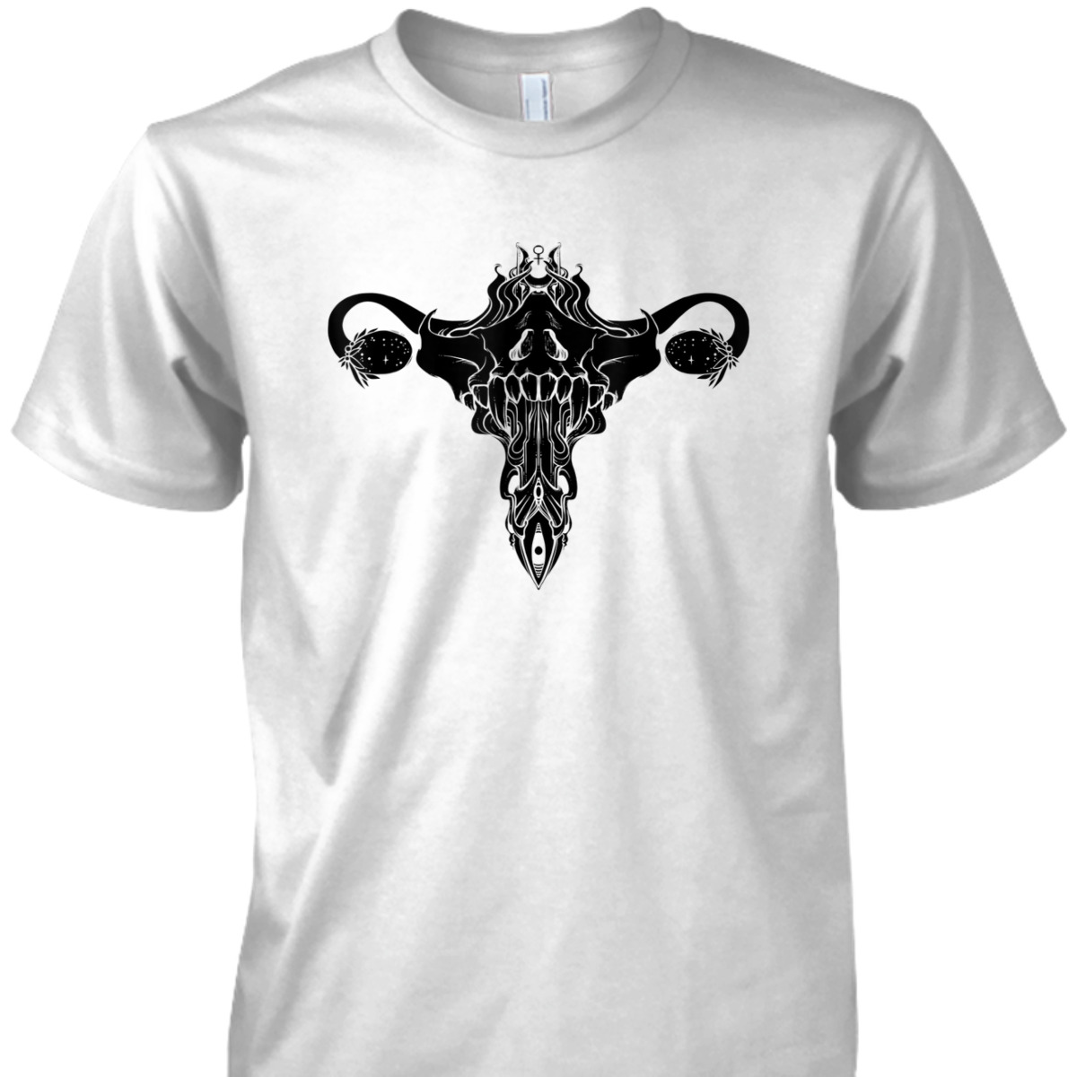 Death Metal Uterus Feminism Symbol T-Shirt