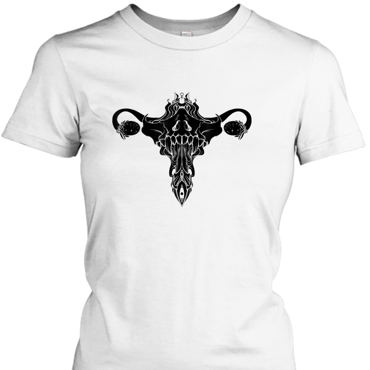 Death Metal Uterus Feminism Symbol T-Shirt Death Metal Uterus Feminism Symbol T-Shirt