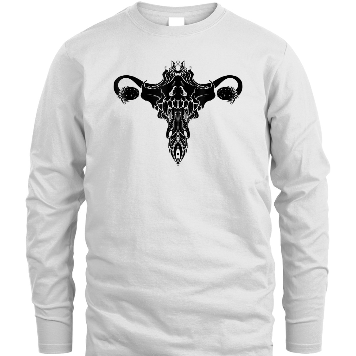 Death Metal Uterus Feminism Symbol T-Shirt Death Metal Uterus Feminism Symbol T-Shirt