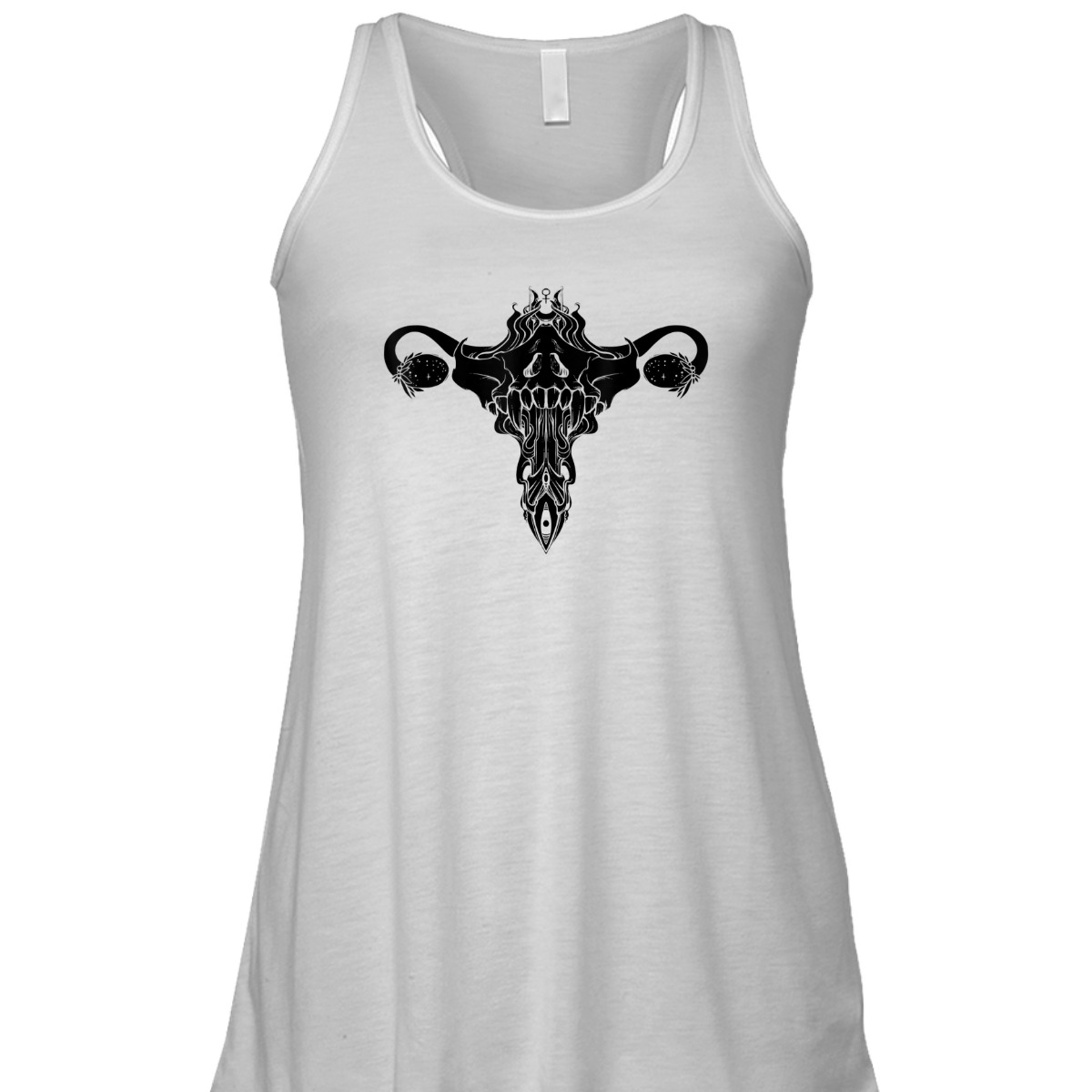 Death Metal Uterus Feminism Symbol T-Shirt