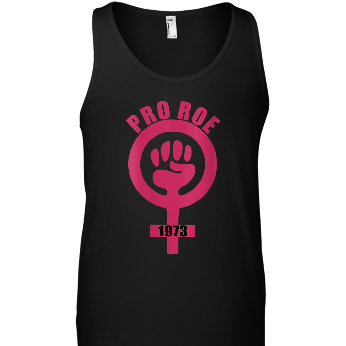 Womens 1973 Pro Roe Rights Feminist Fist Symbol T-Shirt