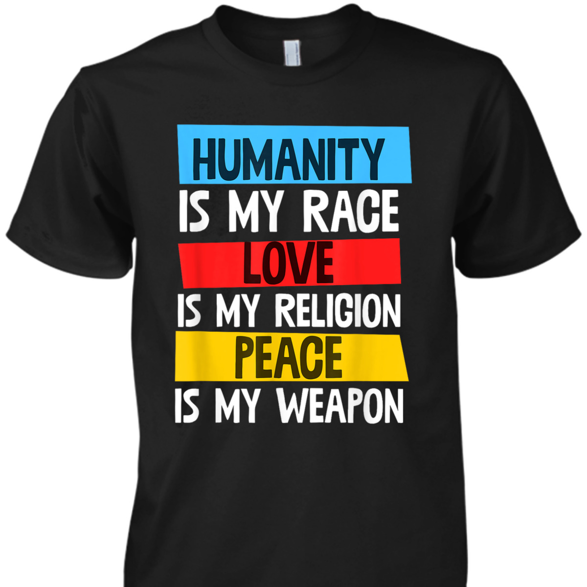 Humanity Love Peace Hippie Feminism Environmentalism T-Shirt