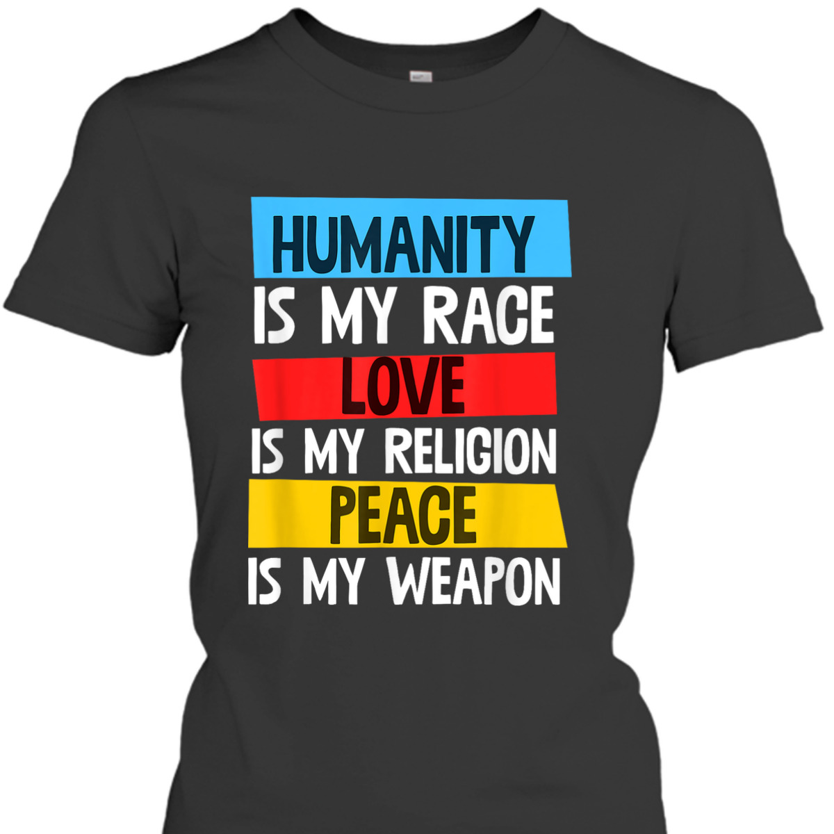 Humanity Love Peace Hippie Feminism Environmentalism T-Shirt