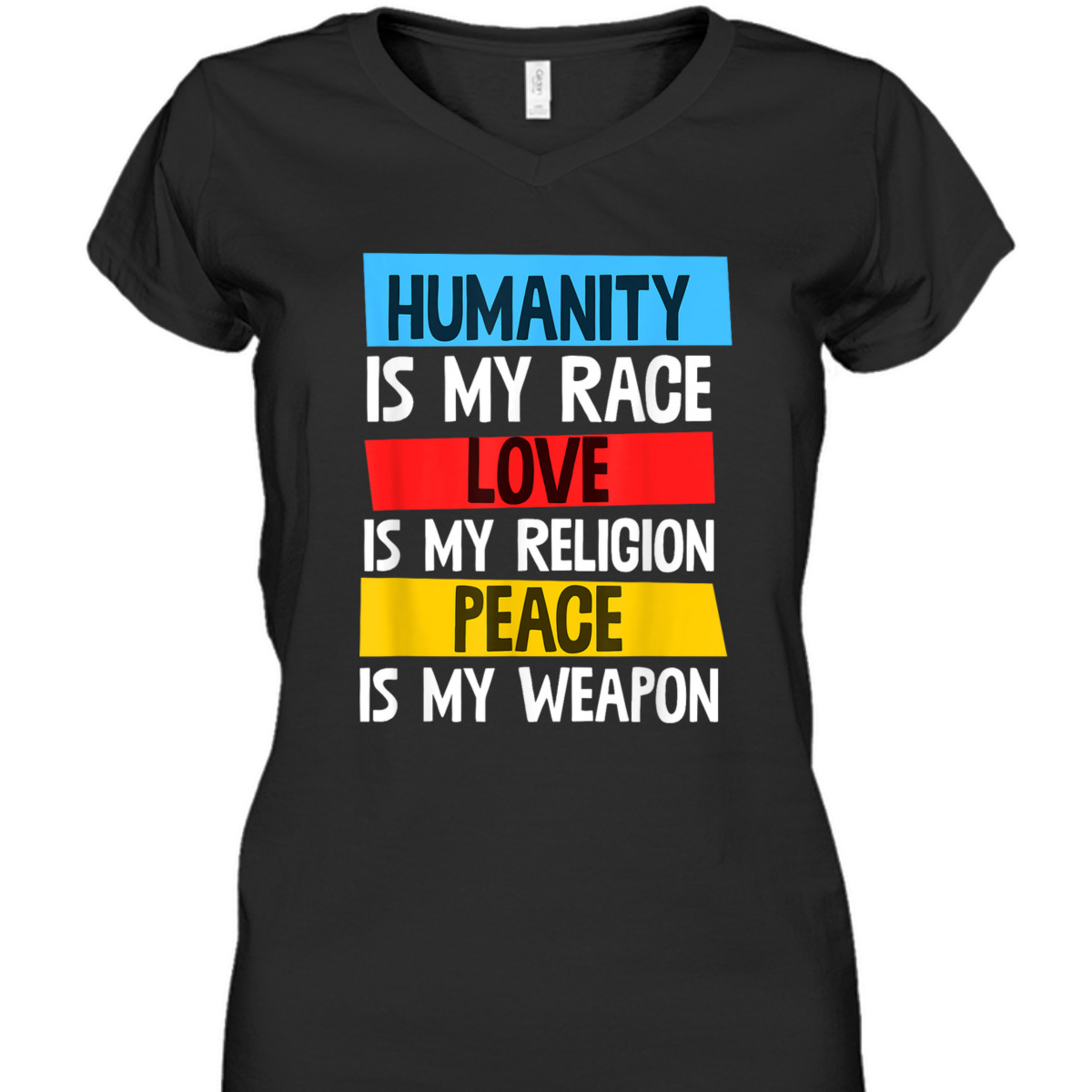 Humanity Love Peace Hippie Feminism Environmentalism T-Shirt