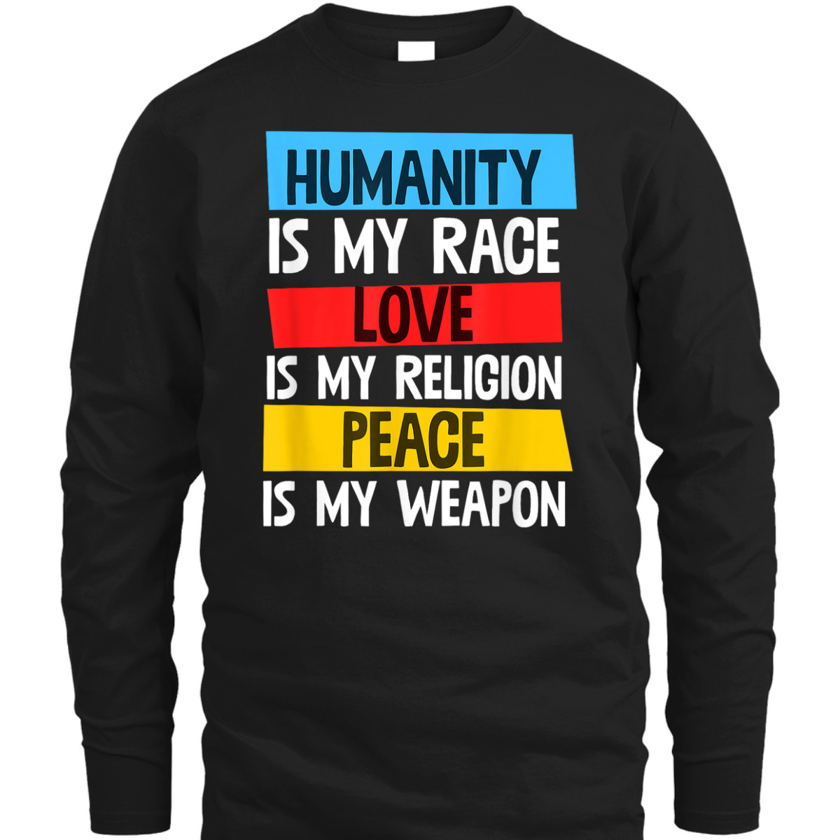 Humanity Love Peace Hippie Feminism Environmentalism T-Shirt Humanity Love Peace Hippie Feminism Environmentalism T-Shirt