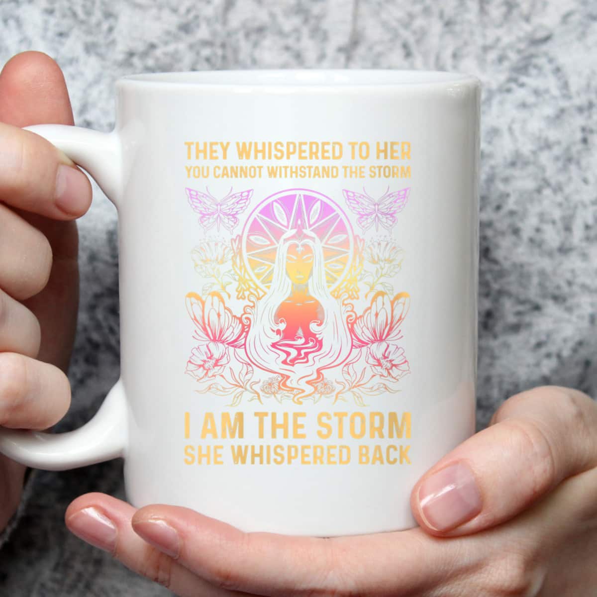 Womens They Whispered To Her You Cannot Withstand The Storm I Am T-Shirt