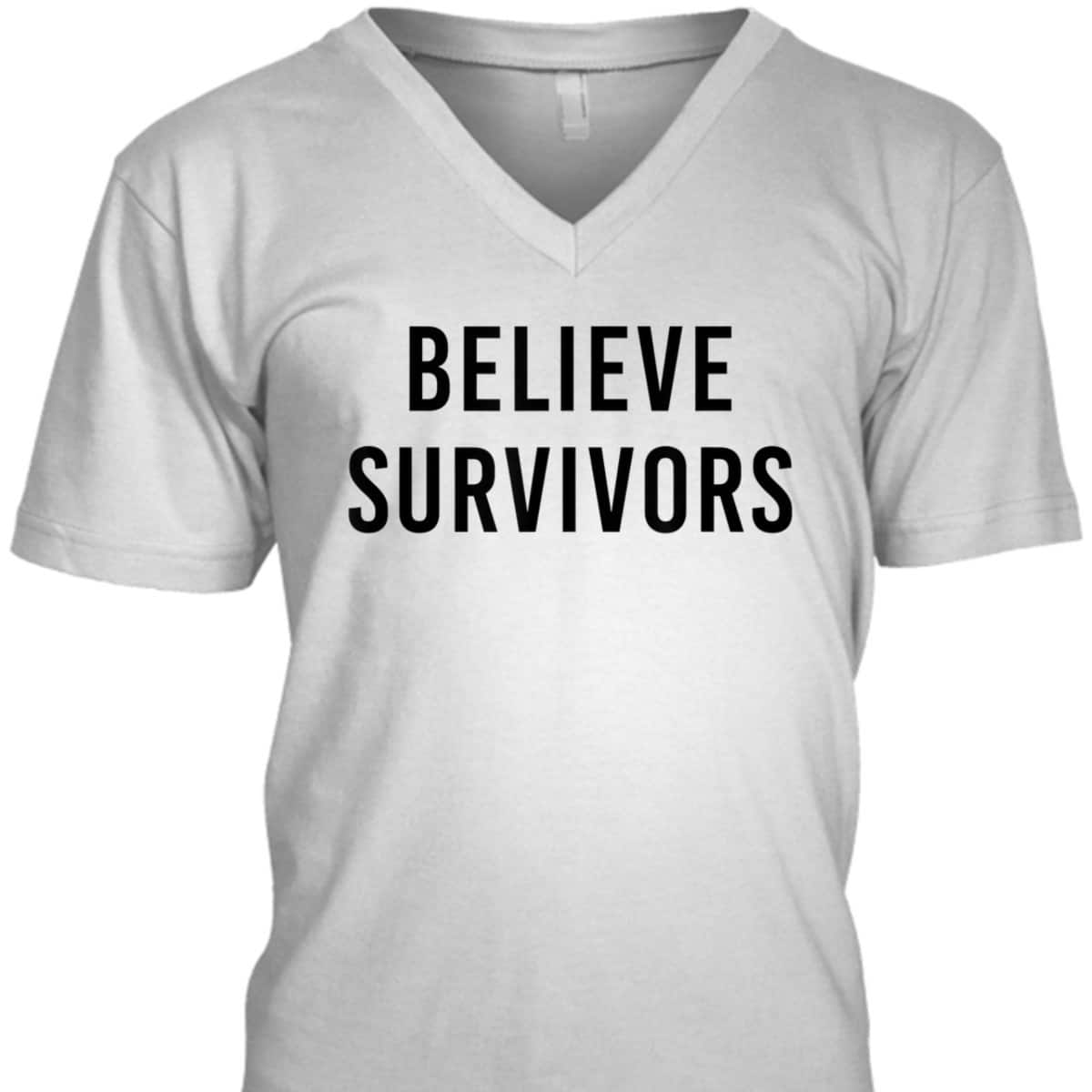 Believe Survivors - Feminist #metoo Protest T-Shirt