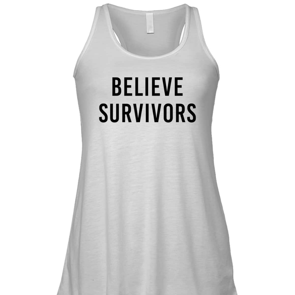 Believe Survivors - Feminist #metoo Protest T-Shirt