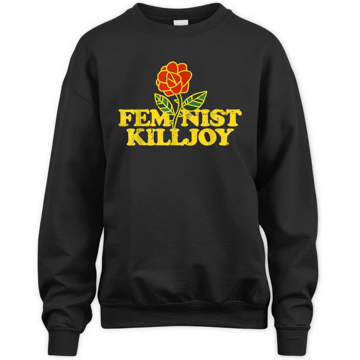 Vintage Feminist Killjoy Retro Rose Feminism Art T-Shirt Vintage Feminist Killjoy Retro Rose Feminism Art T-Shirt