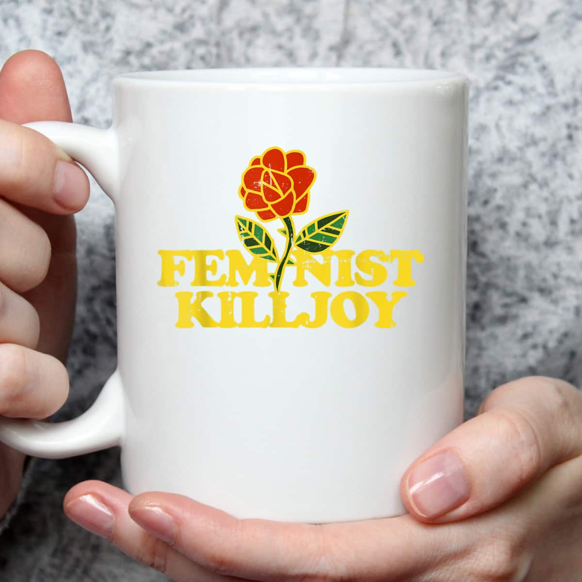Vintage Feminist Killjoy Retro Rose Feminism Art T-Shirt