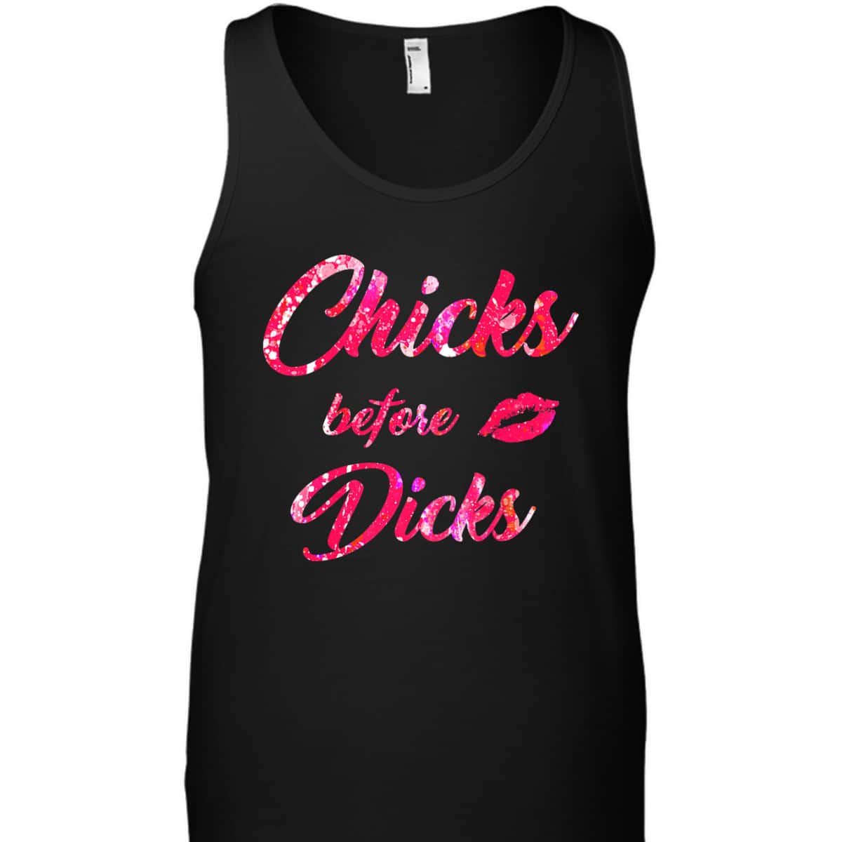 Chicks Before Dicks - Feminism Cute Galentine's Day Gift T-Shirt