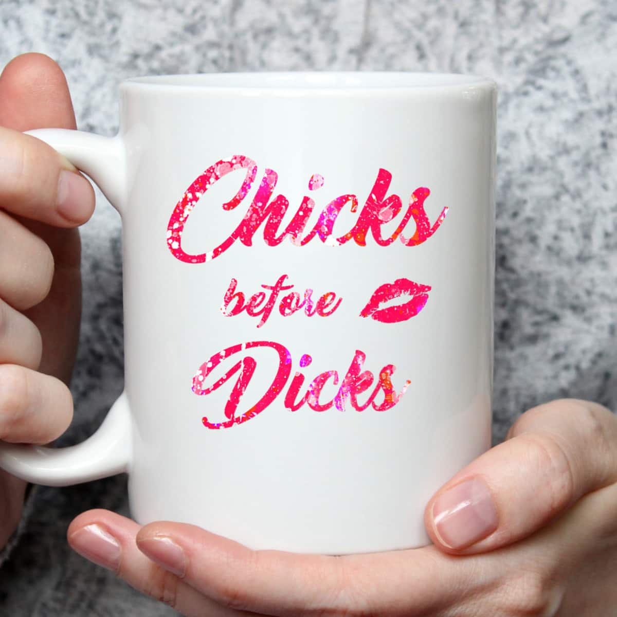 Chicks Before Dicks - Feminism Cute Galentine's Day Gift T-Shirt