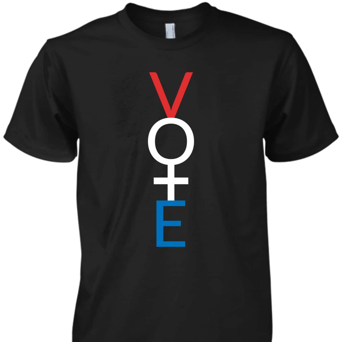 Feminist Vote Red White Blue Voting Election Gift T-Shirt