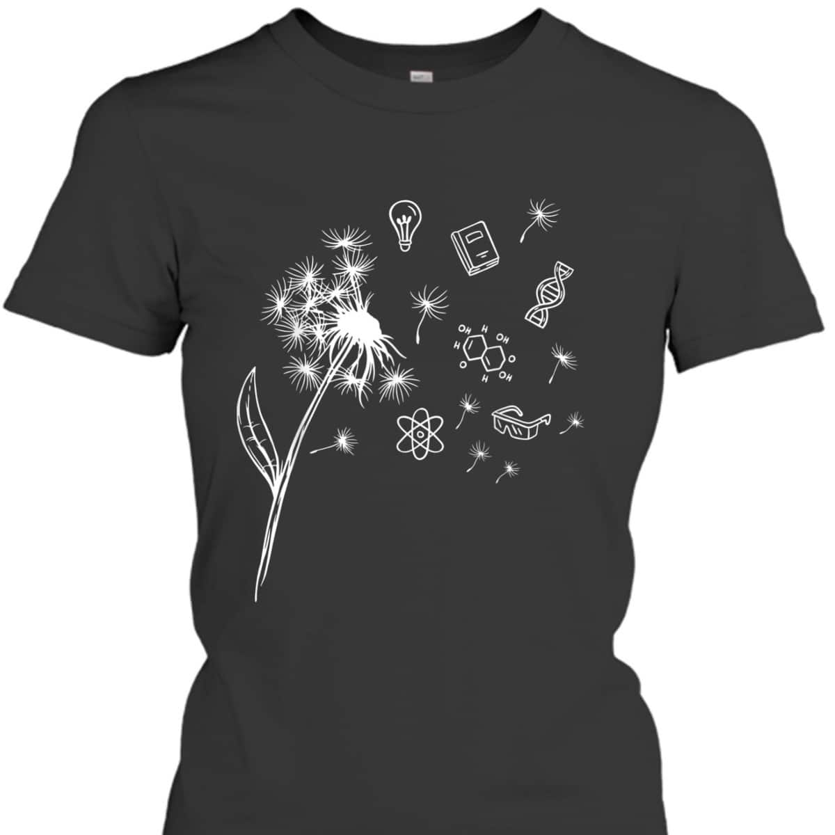 Science Cute Female Scientist Funny Steminist T-Shirt
