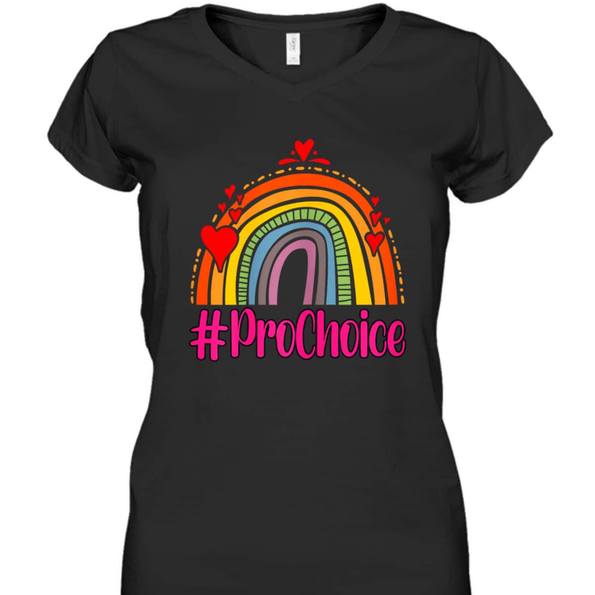 Prochoice Rainbow Feminism Reproductice Right T-Shirt Prochoice Rainbow Feminism Reproductice Right T-Shirt