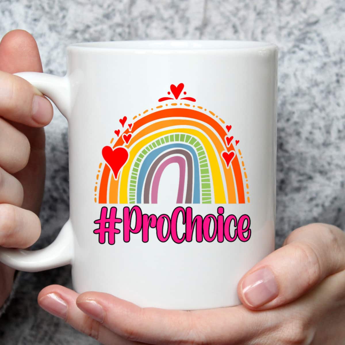 Prochoice Rainbow Feminism Reproductice Right T-Shirt