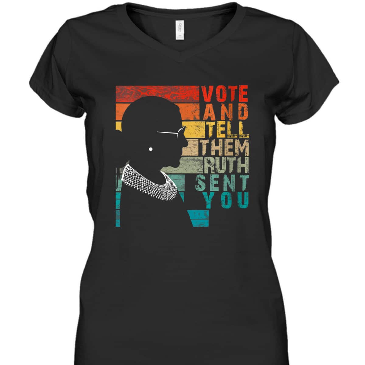 Womens Vote & Tell Them Ruth Sent You Feminist Ruth Bader Ginsburg T-Shirt Womens Vote & Tell Them Ruth Sent You Feminist Ruth Bader Ginsburg T-Shirt