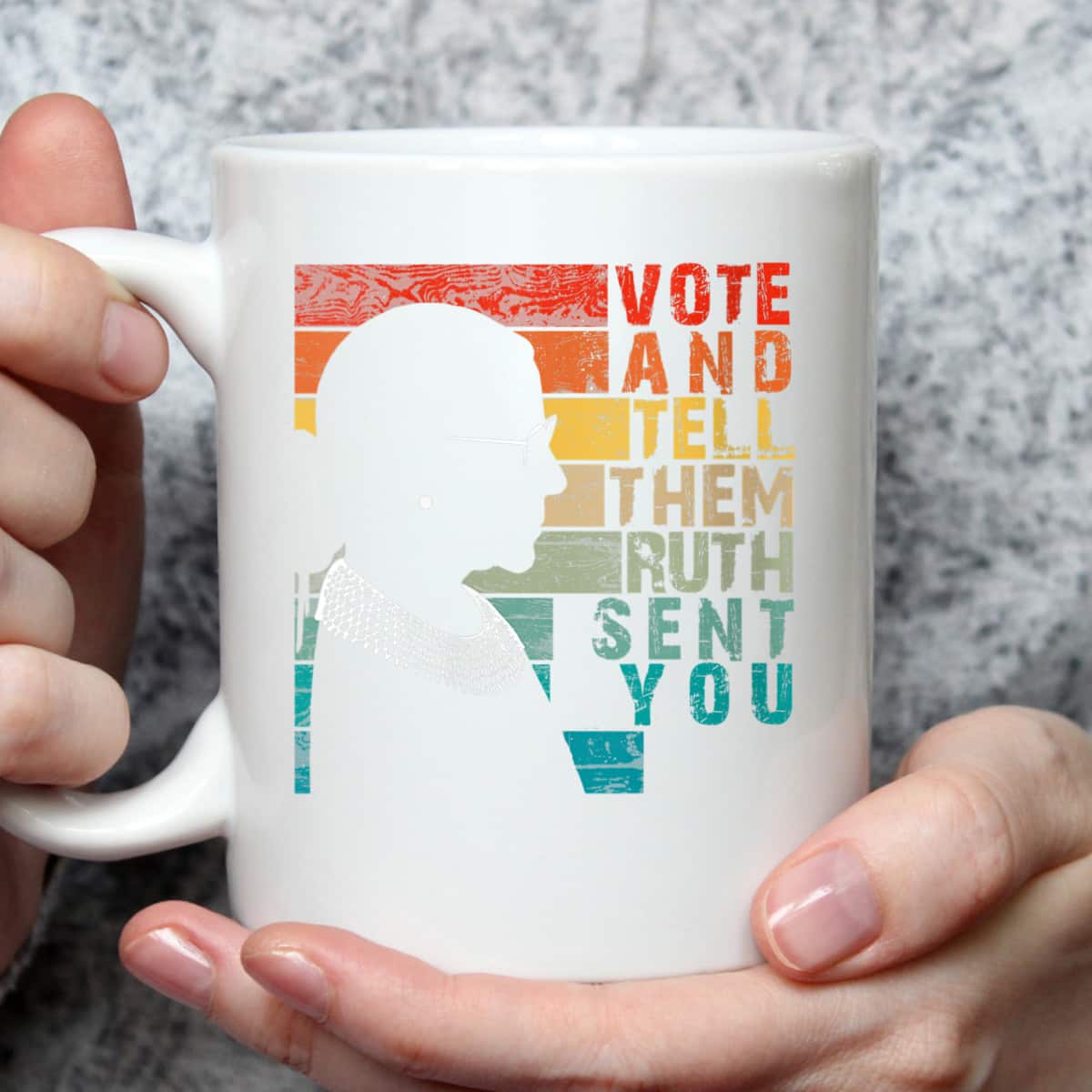 Womens Vote & Tell Them Ruth Sent You Feminist Ruth Bader Ginsburg T-Shirt