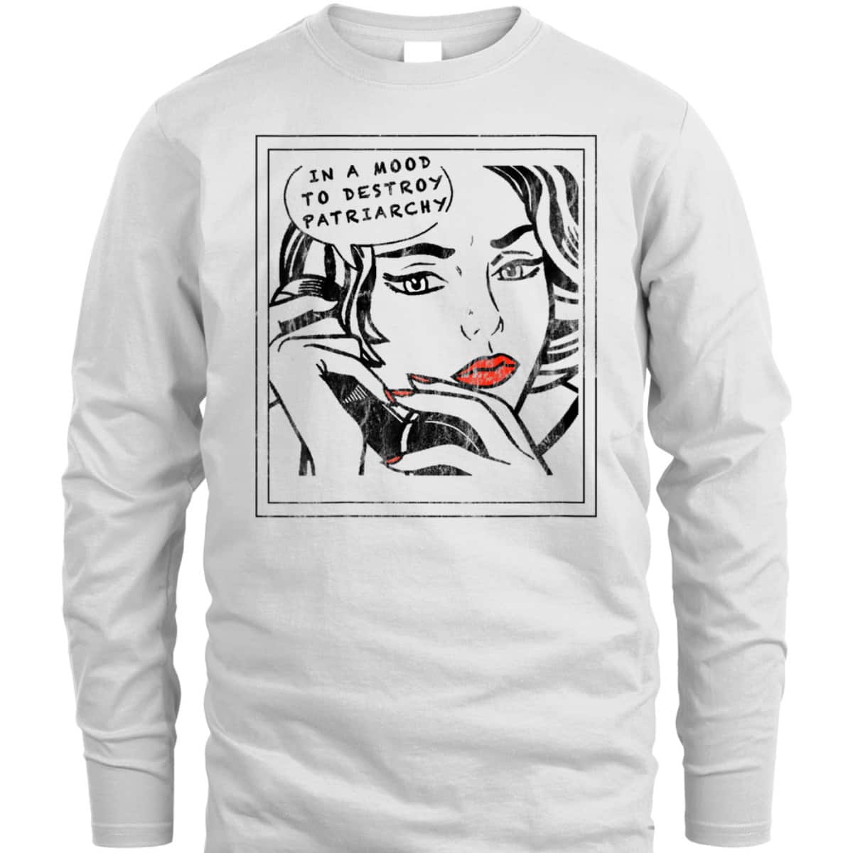 Womens In A Mood To Destroy The Patriarchy Feminist Women Rights T-Shirt
