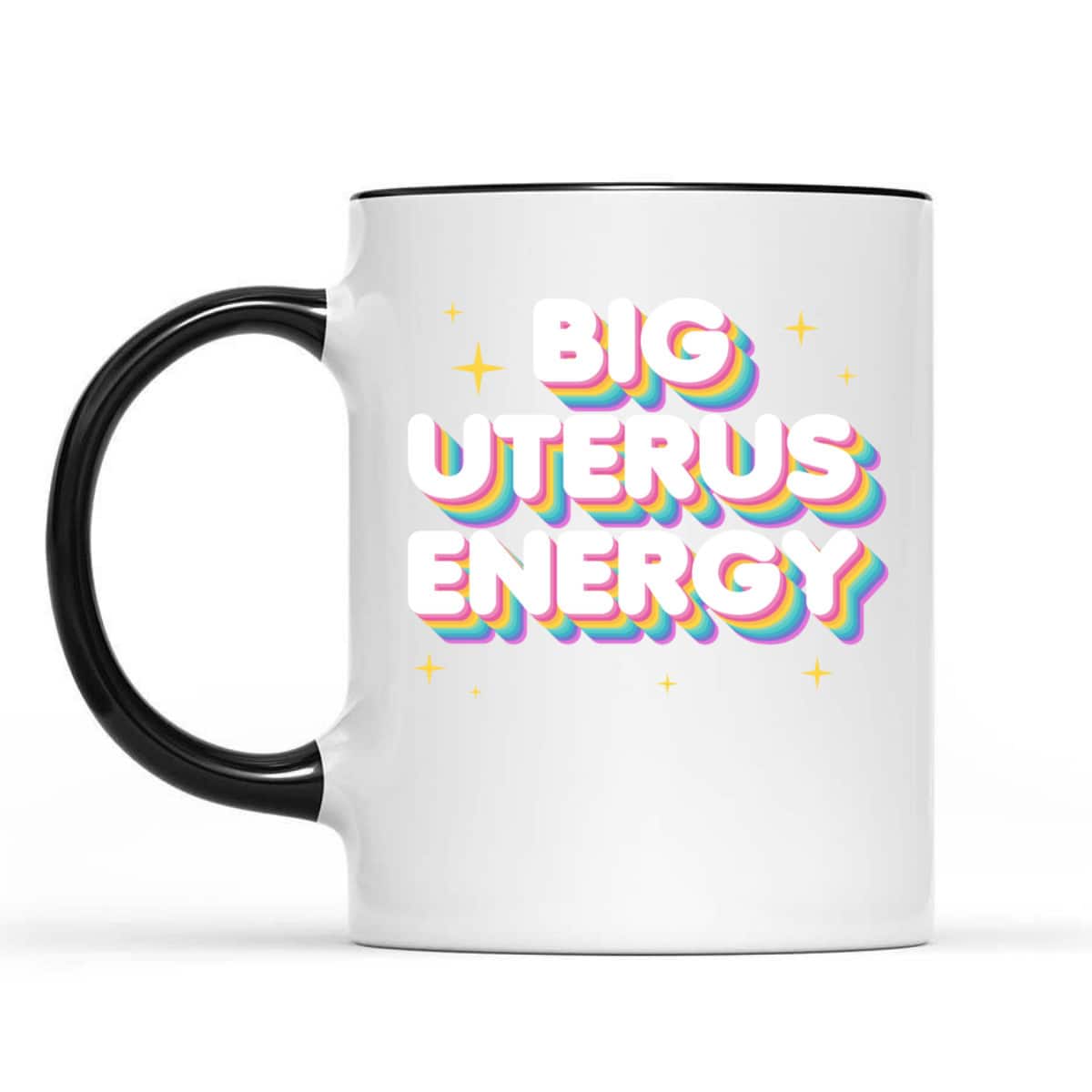 Women Empowerment Big Uterus Energy Feminist Slogan T-Shirt